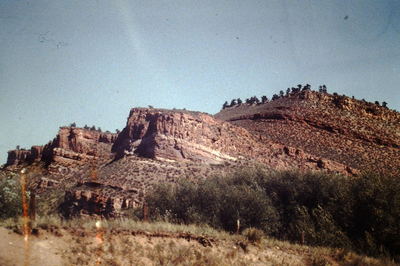 Steep slope of hogback, Longmont, Colorado