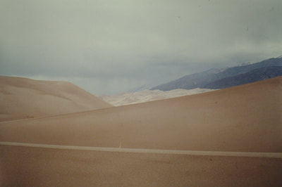 Sand dune ridges, Great Sand Dunes National Park, Colorado