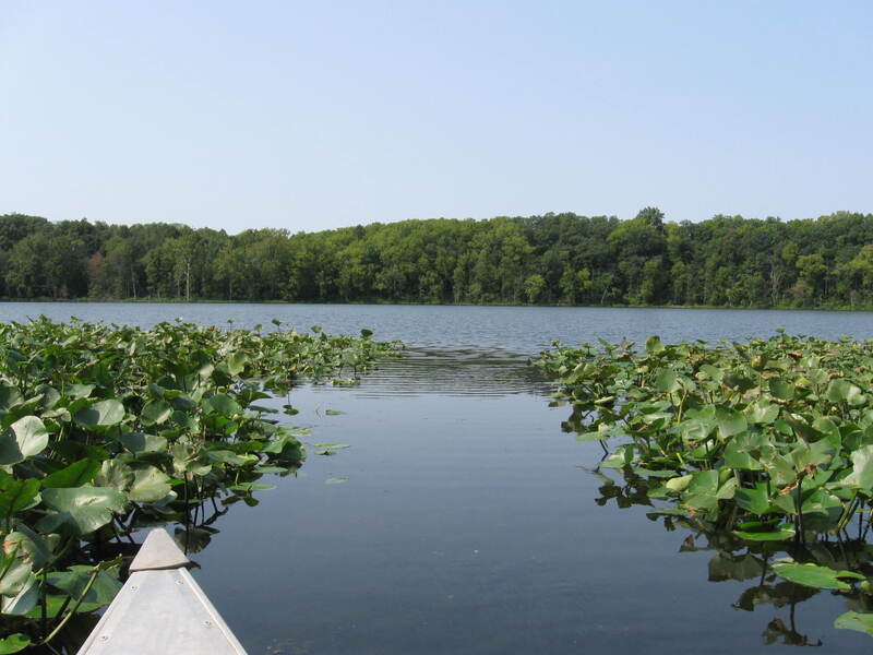Entrance to a lake, Chain-O-Lakes State Park, Indiana