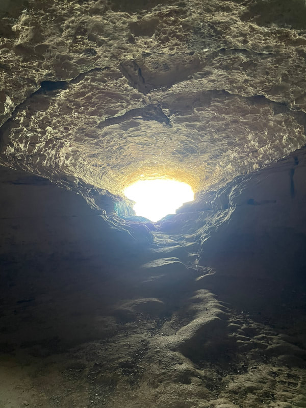 Lava tube ceiling, El Malpais National Monument